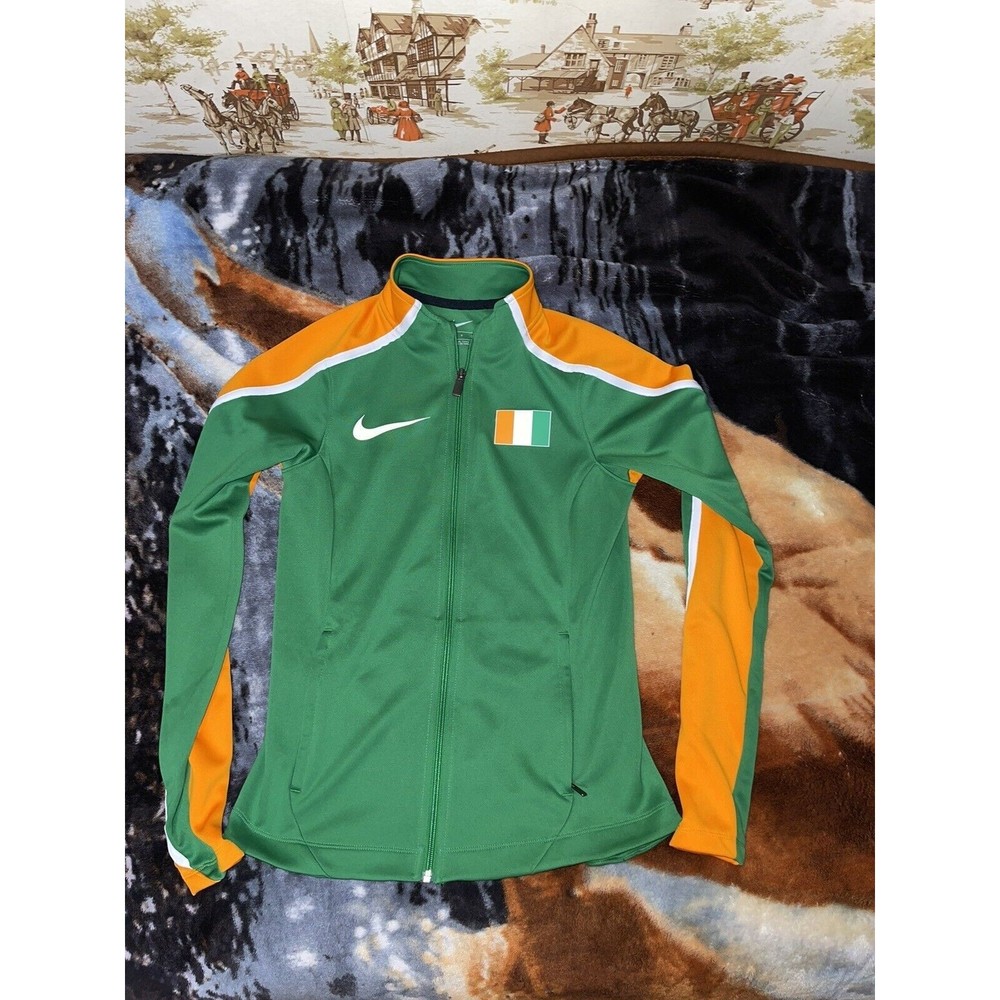 Womens XS Nike Pro Elite Cote Divoire Africa Track & Field Track Jacket 801499